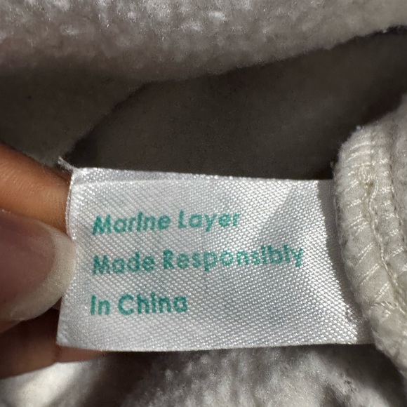 Marine Layer Anytime Sweatshirt Sz XS - Picture 10 of 13